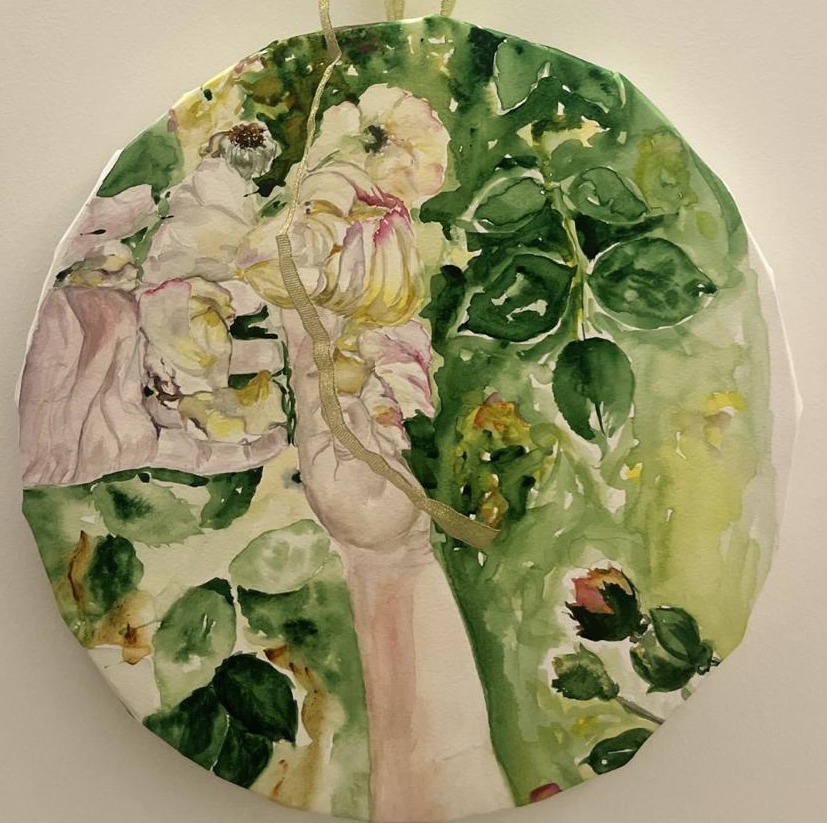 Inherited Sensitivity, watercolor on paper, Birdie, 2023
